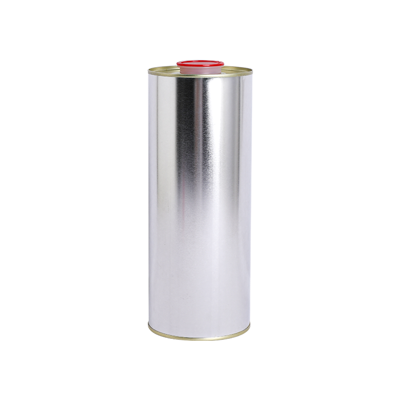 500 ml/1 l runde Blechdose für Schmieröl mit Kunststoffdeckel